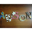 Cowboy Wall Letters