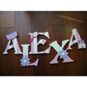 Alexa�s Princess Wall Letters