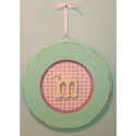 Girls Round Hanging Monogram