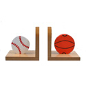 Baseball and Basketball Bookends