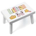 Personalized Princess Puzzle Stool