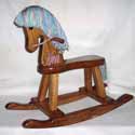 Cotton Candy Rocking Horse