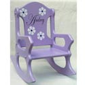 Perfectly Purple Rocking Chair