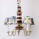 Whimsical Lighthouse Chandelier