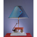 My Little Red Wagon Lamp