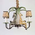 5 Arm Safari Chandelier