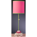 Pink Waterlily Stick Lamp