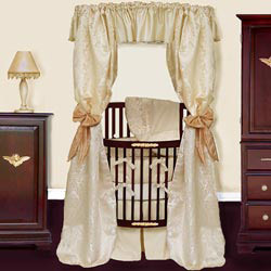 round crib bedding boy