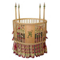 Natural Frog Round Crib