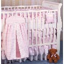 Pink Anastasia Crib Bedding