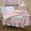 Pretty Pique Crib Bedding
