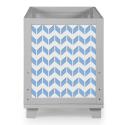 Nesto Grey Chevron Convertible Crib