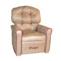 Personalized Contemporary Kid's Rocker Recliner