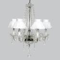 Ruffled Skirt 6 Arm Middleton Chandelier