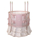 Melted Marshmello Round Crib