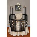 Cream Dream Round Crib Bedding