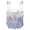 Bunny Round Baby Crib