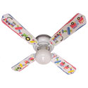Planes, Trains and Trucks Ceiling Fan