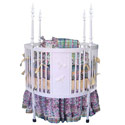 Classic Round Finial Crib