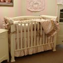 Pink Chocolate Crib Bedding Set