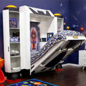 Spaceship Kids Wall Bed