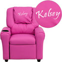 Personalized Kids Contemporary Recliner