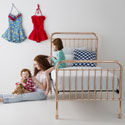 Designer Metallic Bed