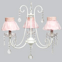 Ruffled Skirt 3 Arm Bliss Chandelier