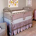 Lavender Silk Crib Bedding Set