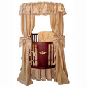 Little Angel Canopy Round Crib