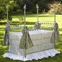 Silver Helsinki Crib Linen