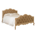 Hilary Bed with Tufted Panels