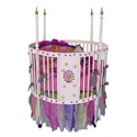 Majestic Princess Round Crib