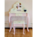 Personalized Bouquet Collection Vanity Table & Stool