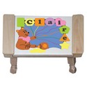 Personalized Honey Bear Puzzle Stool